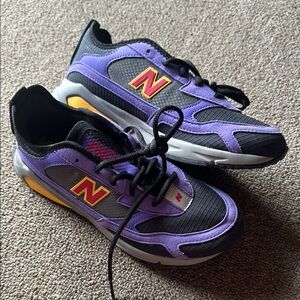 New Balance Purple and Black Sneakers with Chunky Sole
